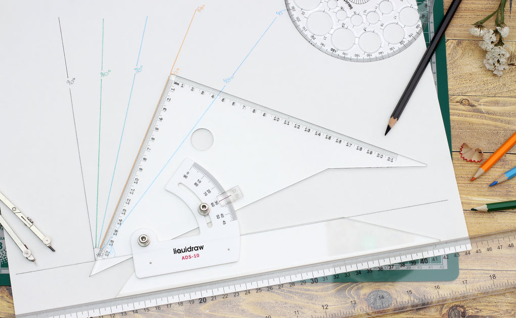 Liquidraw Rolling Ruler 30cm Protractor Metric Parallel Line Architectural  Ruler Drawing Artists Architects Engineers 
