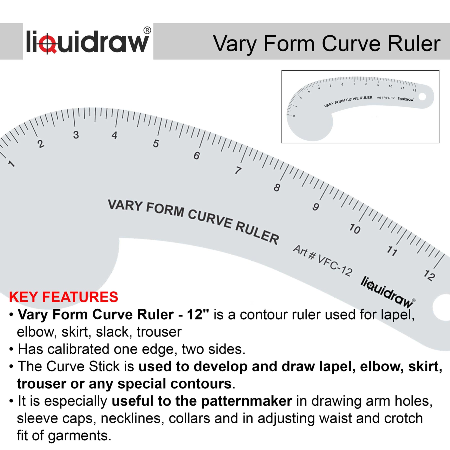 Forms Media Ruler Liquidraw Vary Form Curve Ruler 12