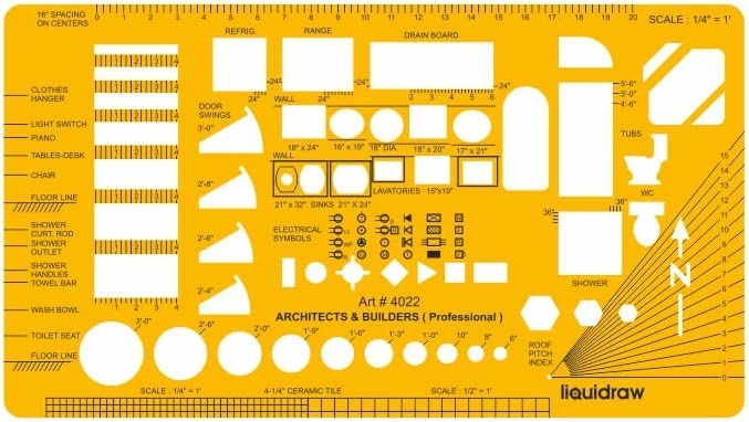 Arch Template Ruler Liquidraw Architectural Scale Ruler Drawing Template Stencil Architect
