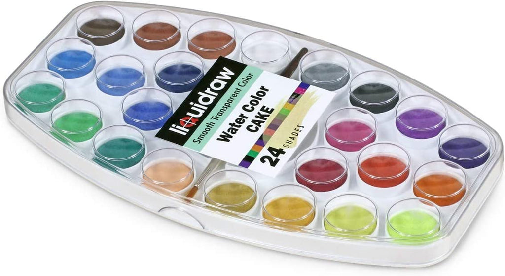 Liquidraw 33 Well Paint Palette for Acrylic Painting Watercolour Oil Paints  Extra Large Colour Mixing Tray for Artists, Students & Kids 