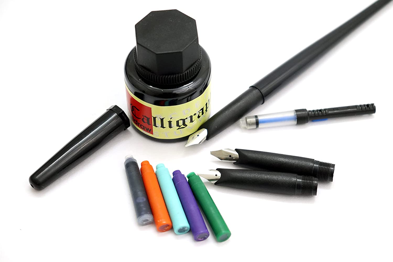 Liquidraw Calligraphy Pen Set With Black Ink Dip Pen Nibs Holder