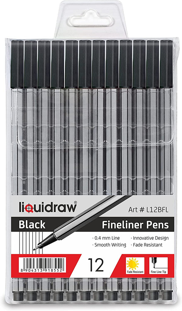 Finelinermine Schwarz 0,4 Mm - Nachfüllmine Für Schneider Topliner 911 & Andere Europäische Fineliner