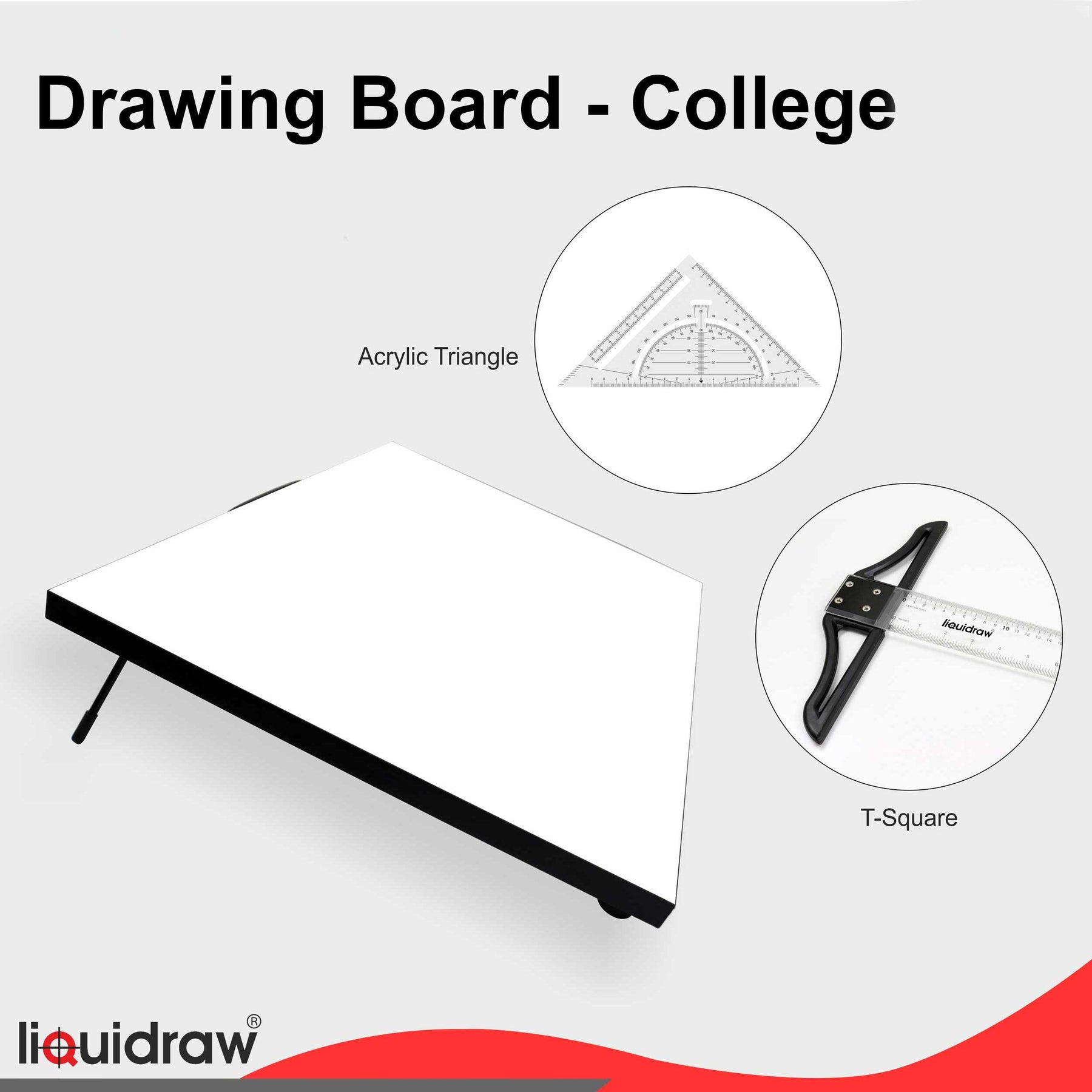 Liquidraw Desk Easel Artists A2 Drawing Board Table Stand 5 Adjustable  Angles