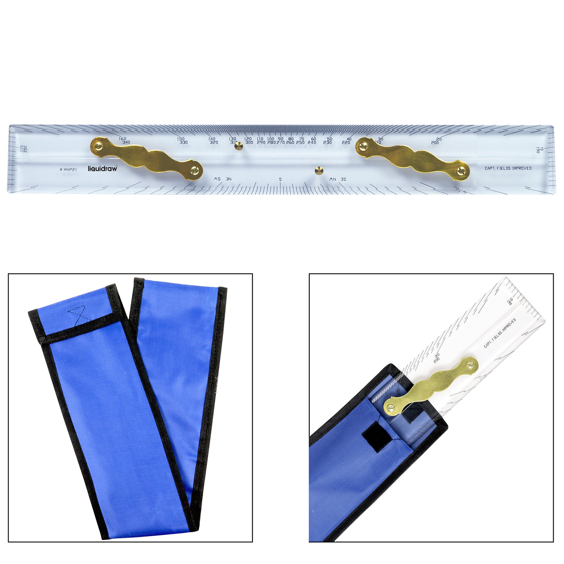 Liquidraw Marine Navigation Parallel Ruler 21