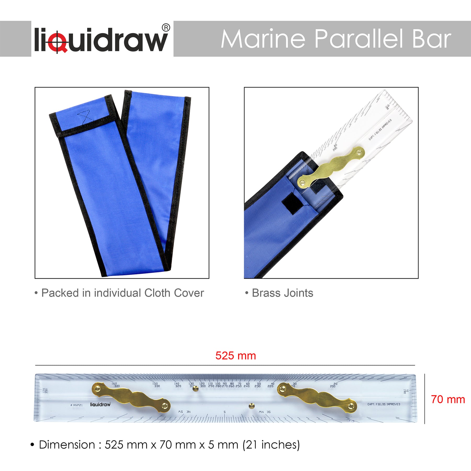 Liquid Ruler Wall Liquidraw Marine Navigation Parallel Ruler 21