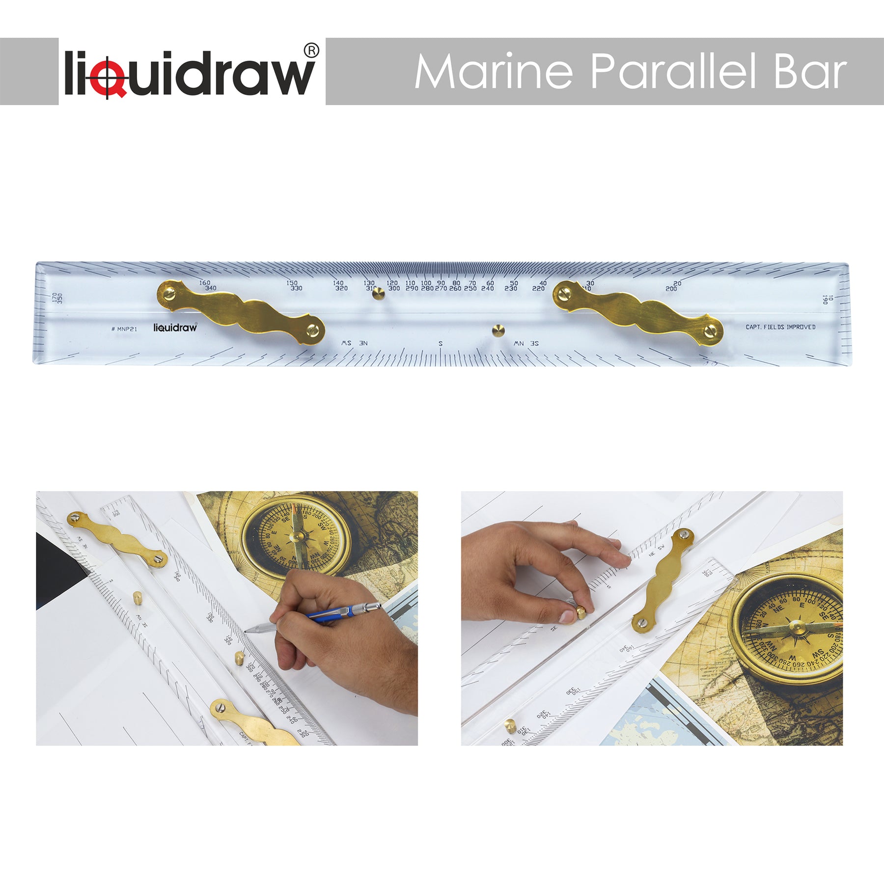 Joint Ruler Drawing Liquidraw Marine Navigation Parallel Ruler 21