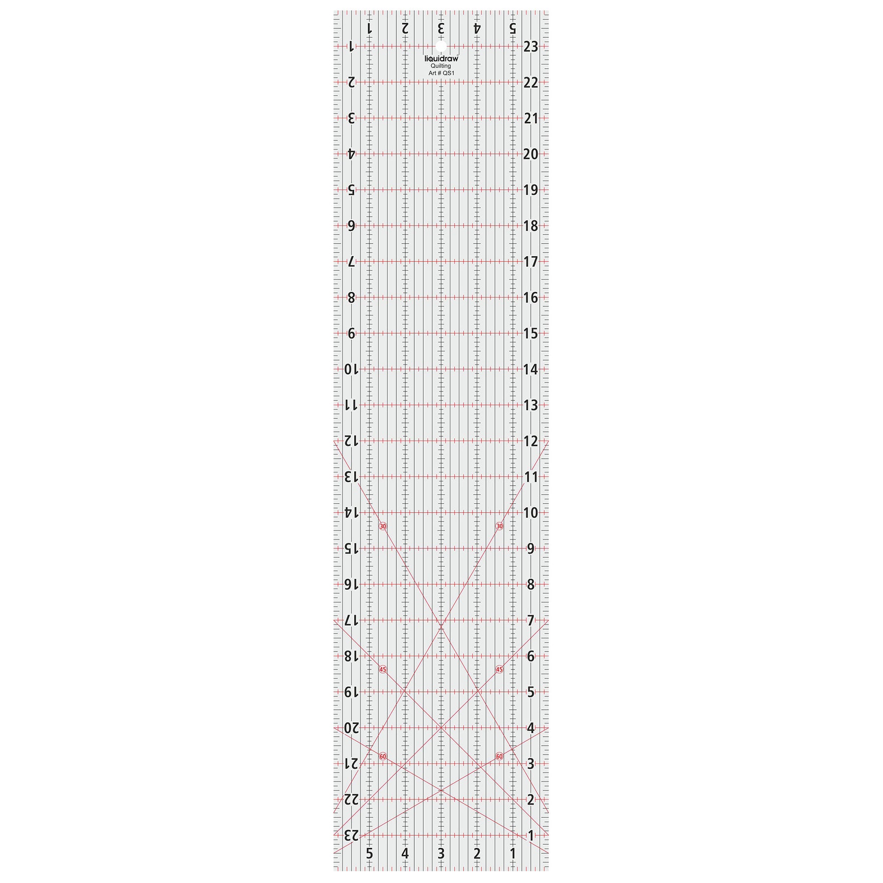 Liquidraw Quilting Ruler 8.5 x 12 Acrylic Imperial Patchwork Rectang